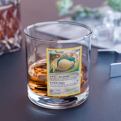 PKM Snorlax Rocks Glass