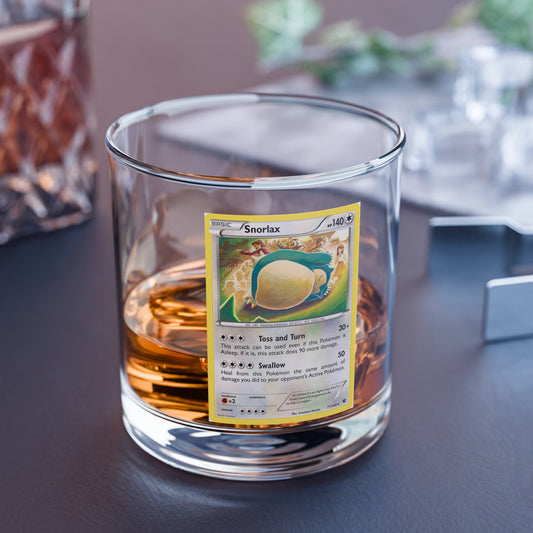 PKM Snorlax Rocks Glass